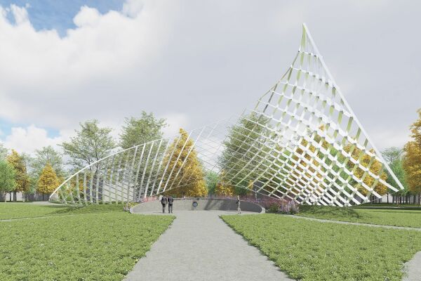 2. Preis: Knstlerduo Empfangshalle mit Florian Nagler Architekten