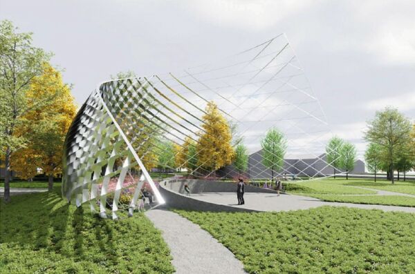 2. Preis: Knstlerduo Empfangshalle mit Florian Nagler Architekten