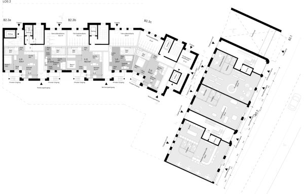 Los 2, 3. Preis: OS arkitekter (Kopenhagen), ADEPT (Kopenhagen), C.F.M�ller (Berlin), Grundriss Erdgeschoss