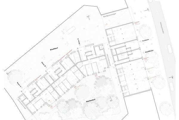 Los 2, ein 1. Preis: blrm Architekt*innen (Hamburg), Grundriss Erdgeschoss
