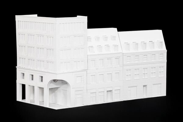 Los 3, ein 3. Preis: Bernd Albers Gesellschaft von Architekten, Eingartner Khorrami Architekten (beide Berlin), Modell 1:50