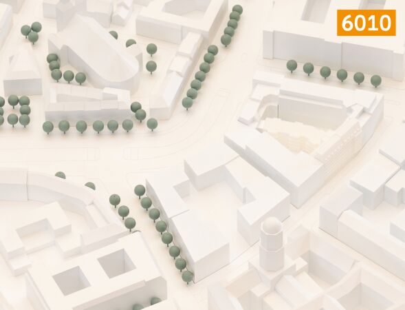 Los 2, 3. Preis: OS arkitekter (Kopenhagen), ADEPT (Kopenhagen), C.F.M�ller (Berlin), Modell 1:500