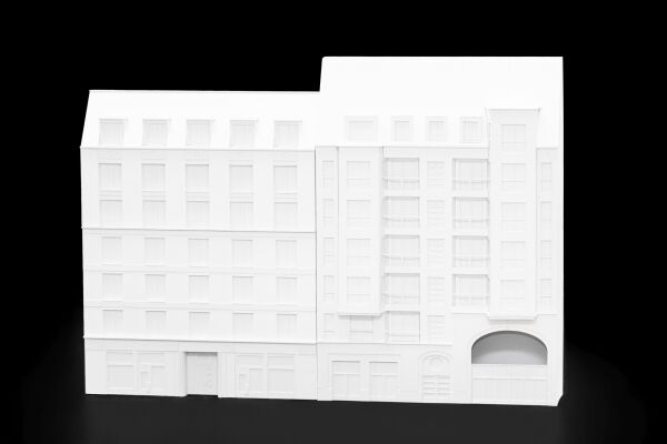 Los 2, ein 1. Preis: Duplex Architekten (Hamburg), Gort Scott (London), Kim Nalleweg Architekten (Berlin), Modell 1:50