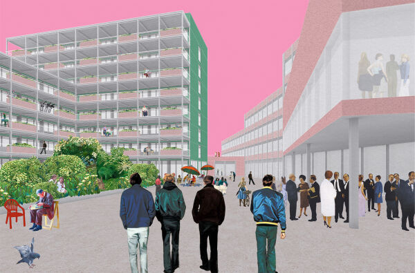 Umbau statt Abriss von Marie Mller (Hochschule Dsseldorf)