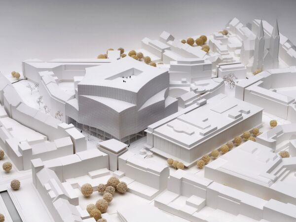 3. Preis: ksg architekten (Kln), Studio Gang (Chicago), Schaar Landschaftsarchitekten (Mnchen), OLIN (Philadelphia), Buro Happold (Berlin), Arup (Berlin) - Modellfoto