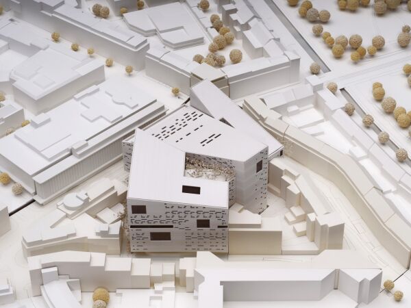 1. Preis: Snhetta (Oslo), Buro Happold (Berlin), B+G Ingenieure (Frankfurt am Main) - Modellfoto