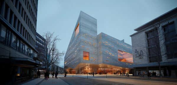 1. Preis: Snhetta (Oslo), Buro Happold (Berlin), B+G Ingenieure (Frankfurt am Main)