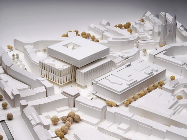 2. Preis: HPP Architekten (Kln/Dsseldorf), Rehwaldt Landschaftsarchitekten (Dresden), PKi (Stuttgart), Mller & Bleher Darmstadt (Darmstadt), Pirlet & Partner (Kln) - Modellfoto