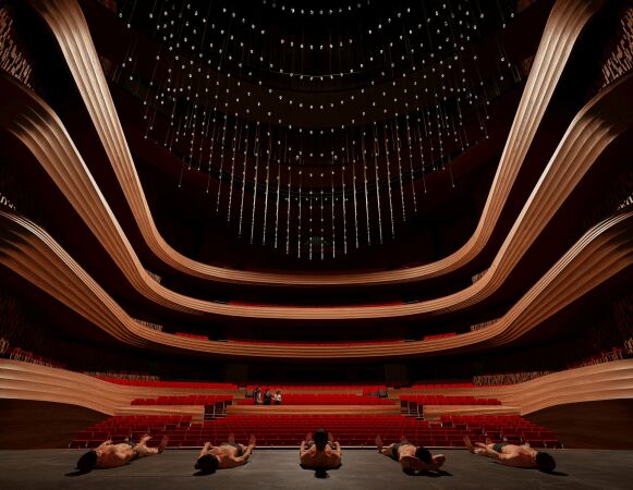 1. Preis: Snhetta (Oslo), Buro Happold (Berlin), B+G Ingenieure (Frankfurt am Main) - Visualisierung Opernsaal