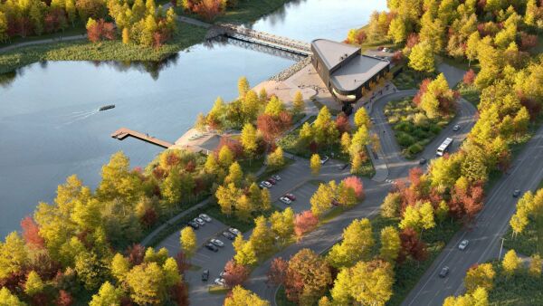 Nordamerika: Buffalo Crossing Visitor Centre in Winnipeg von Stantec Architecture