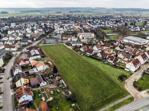 Speichersdorf: Luftbild Projektbereich Festhalle