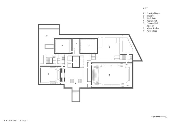 Grundriss 1. Untergeschoss