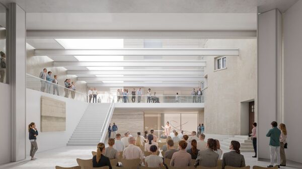 Eine Anerkennung: gmp  Architekten von Gerkan, Marg und Partner mit Faerber Architekten, Visualisierung