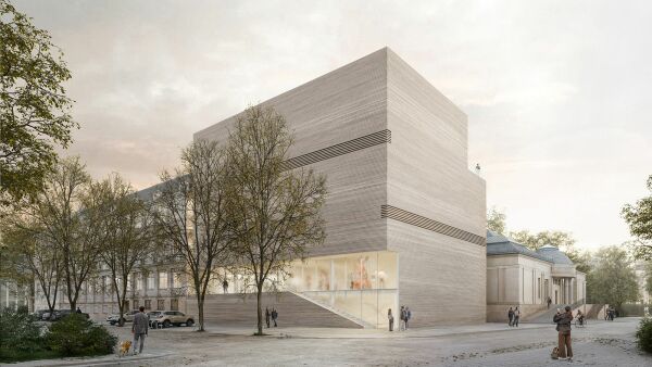 Eine Anerkennung: gmp  Architekten von Gerkan, Marg und Partner mit Faerber Architekten, Visualisierung