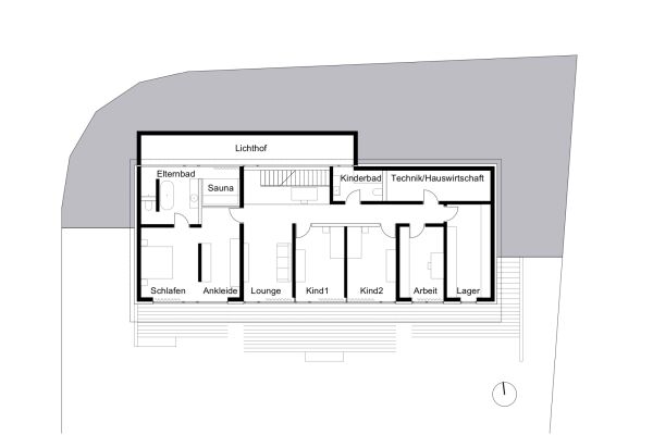 Grundriss Gartengeschoss