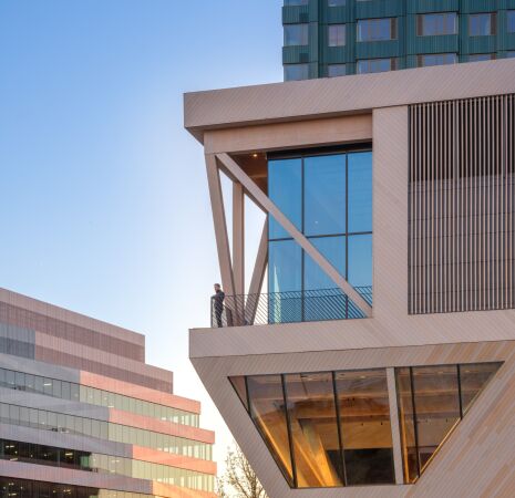 Konferenzzentrum der Harvard University von Studio Gang in Boston