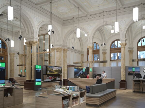 Aebi & Vincent Architekten im Z�rcher Hauptbahnhof