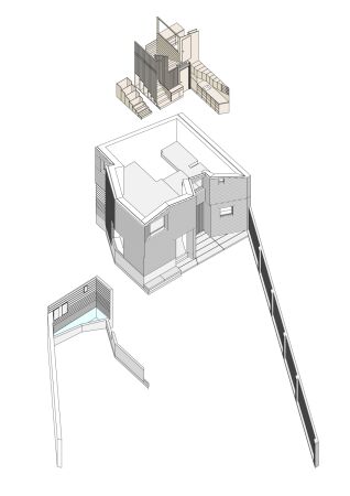 Axonometrie �Holzkern�