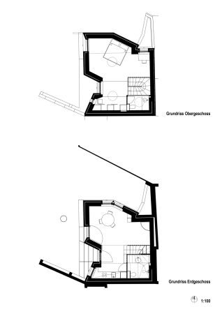 Grundriss Erd- und Obergeschoss