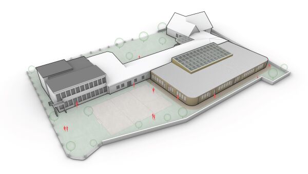 3D-Modell Gesamtensemble