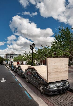 The Wooden Cover over the Cars von Benedetto Bufalino (2019)