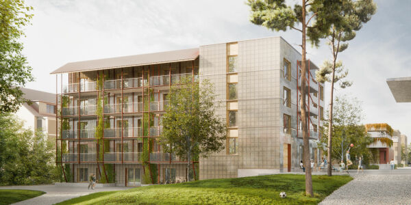 Studio Palermo: Wohnbaugenossenschaft Birsfelden, Visualisierung