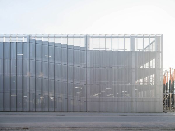 Probenlager mit Parkpalette