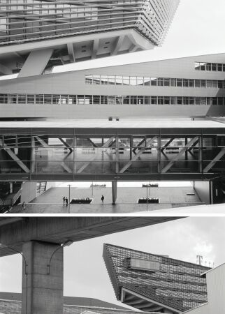 T-Center in Wien-St. Marx, 2001�04. Entwurf: Architektur Consult (G�nther Domenig, Hermann Eisenk�ck, Herfried Peyker)