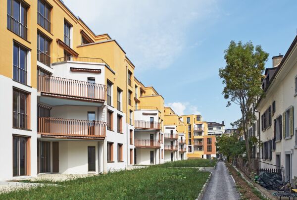 Lifetime Achievement Award: Kaschka Knapkiewicz & Axel Fickert (Z�rich), Wohnsiedlung Hornbach in Z�rich-Riesbach