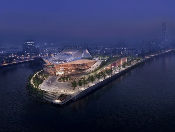 Teilnahme: gmp � Architekten von Gerkan, Marg und Partner (Hamburg) mit Diller Scofidio + Renfro (New York), Field Operations (New York), Werner Sobek (Stuttgart) und Transsolar (Berlin)