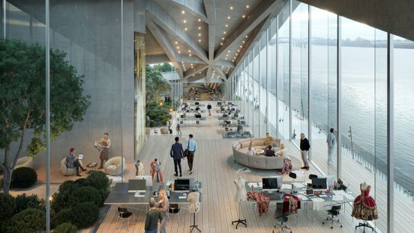 Teilnahme: Prof. J�rg Friedrich | Studio PFP (Hamburg) mit WES LandschaftsArchitektur, AJG Ingenieure (M�nchen), ZWP Ingenieur-AG (Hamburg), Kr�mer Evers Bauphysik (Hamburg) und priedemann building envelope consultants (Berlin)