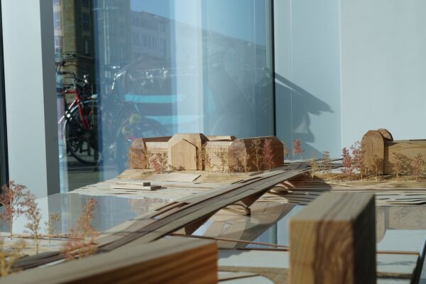 Siegerentwurf des studentischen Wettbewerbs Carolabr�cke