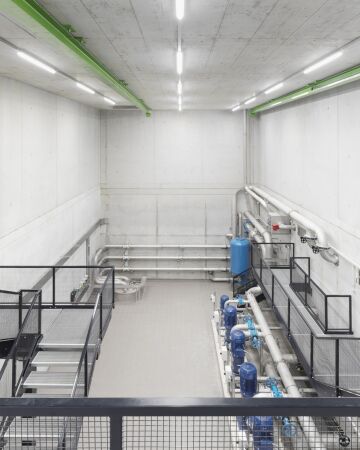 Grundwasserpumpwerk in H�rbranz von firm Architekten