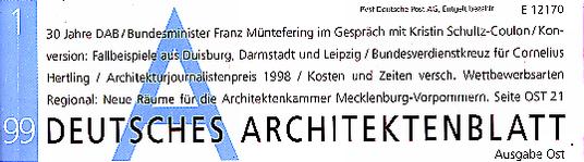Deutsches Architektenblatt hat Geburtstag