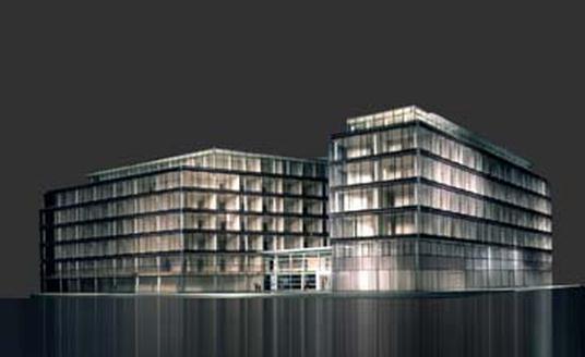 Richtfest fr ein Verwaltungsgebude von AS&P in Mainz