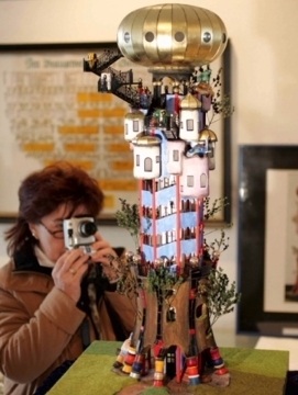 Richtfest fr Hundertwasser-Turm in Bayern