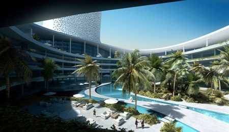 Hotelkomplex in den Emiraten