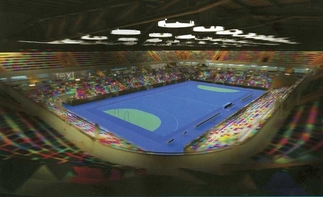 Plne fr Londoner Olympia-Handballhalle vorgestellt