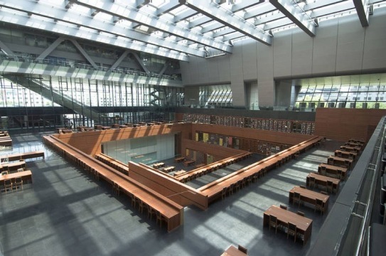 Nationalbibliothek in China fertig