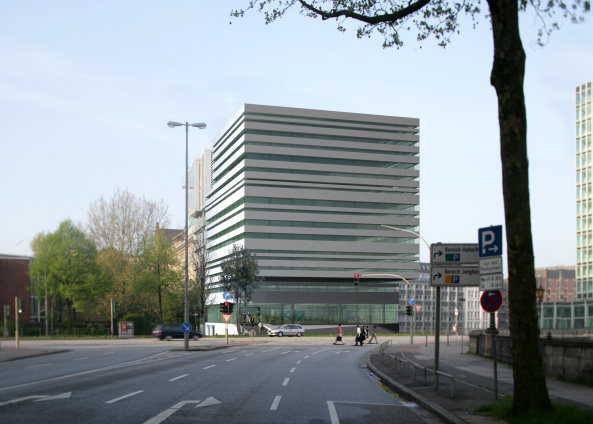 Baubeginn fr Brohaus in Hamburg