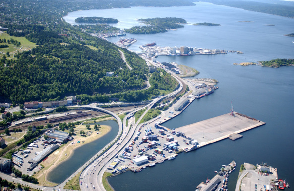 Sydhavna Side hōyopplōselig (Foto: Oslo Waterfront Planning Office)