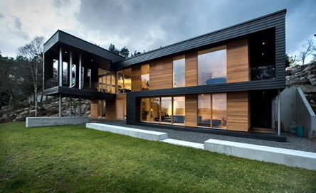 Villa in Norwegen fertig
