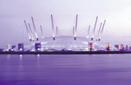 Erffnung des Millennium Dome in London