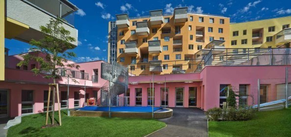 Wohnungsbauten in Wien fertig