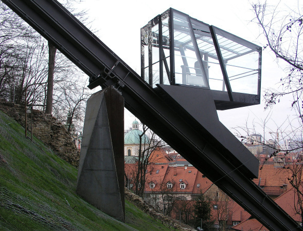 „Funicular on Grad“, Ljubljana 2006 von Ambient