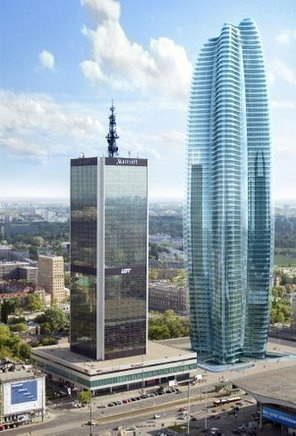 Grnes Licht fr Hadid-Turm in Warschau