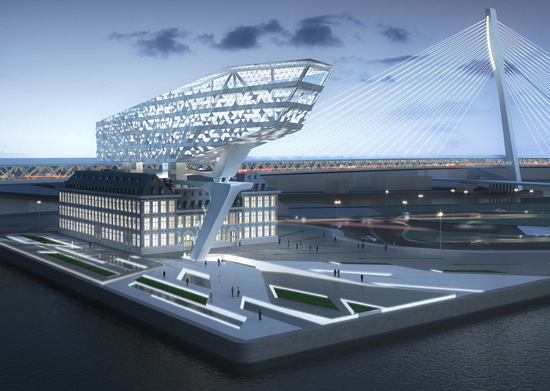 Neues Hafengebude fr Antwerpen