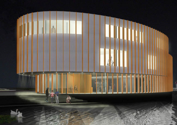 Kulturzentrum in Amsterdam fertig