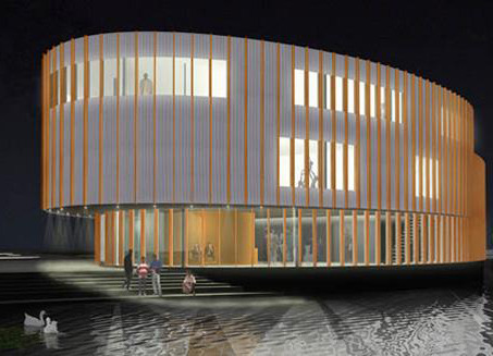 Kulturzentrum in Amsterdam fertig