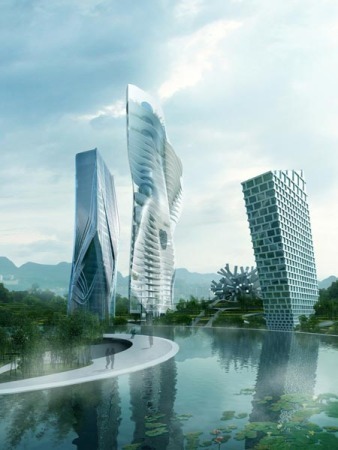 Masterplan fr New Town in China vorgestellt